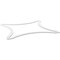 Ekena Millwork 23 38W x 23 38H x 38T Small Lilley Decorative Fretwork Ceiling Panels, PVC CELP23X2301LEY - alternate 4